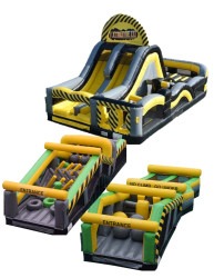 CAUTION OBSTACLE 3- PIECE Xtreme Slide, 1, and 2